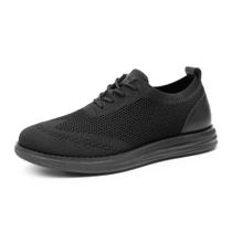 Tênis Masculino Bruno Marc GRAND-02 KnitFlex em Mesh Preto