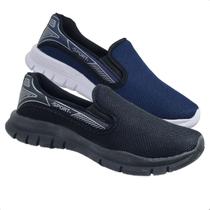 Tênis Masculino Calce Fácil Slip On Conforto Lincy im04