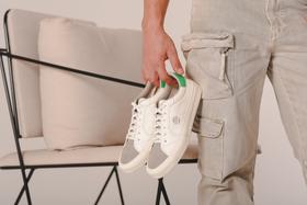 Tênis Masculino Caly CRM Floater Branco com Verde Tênis Masculino Caly CRM Floater Branco com Verde