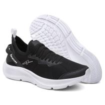 Tenis Masculino Caminhada Lançamento Linha Conforto Estilo Leve Macio Cor Preto Tenis Masculino Caminhada Lançamento Linha Conforto Estilo Leve Macio Cor Preto