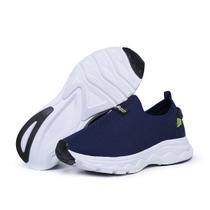 Tênis Masculino Caminhada Leve Confortável Casual Esportivo 6003 Branco