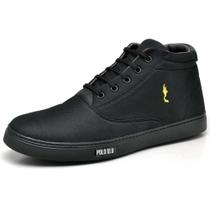 Tenis Masculino Cano Alto Casual Polo Blu 37 ao 46 Tenis Masculino Cano Alto Casual Polo Blu 37 ao 46