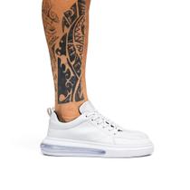 Tênis Masculino Casual Amortecimento Gel Sola Alta Tênis Masculino Casual Amortecimento Gel Sola Alta