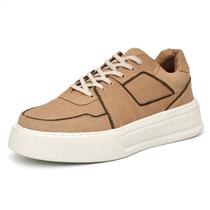 Tênis Masculino Casual Bege Couro DIfranca - 28502
