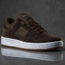Tênis Masculino Casual Cace Café Camurça Leve Confortável Solado Branco Estiloso Urbano Dia a Dia Tênis Masculino Casual Cace Café Camurça Leve Confortável Solado Branco Estiloso Urbano Dia a Dia