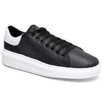 Tênis Masculino Casual Cadarço Flatform Conforto Dia a Dia