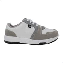 Tênis Masculino Casual Infantil Molekinho Branco e Cinza Tênis Masculino Casual Infantil Molekinho Branco e Cinza