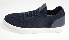 Tênis masculino casual knit new york azul marinho
