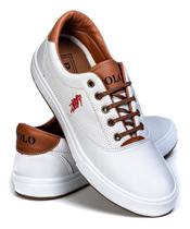 Tenis masculino casual moderno polo open social macio confortável sapatenis versatil leve