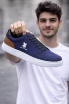 Tênis masculino casual Polo Plus azul