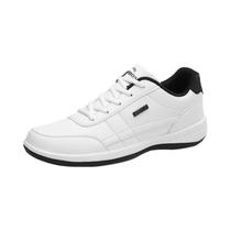 Tênis Masculino Casual Respirável de Couro PU - Vulcanizado, Antiderrapante e na Moda