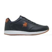 Tênis Masculino Casual Sapatenis Original Polo Nog De Couro
