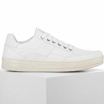 Tênis Masculino Casual Sapatênis POLO Preto Estilo Urbano Branco