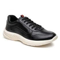 Tenis Masculino Casual Sneaker Sola Alta Confortável Moderno Calce Fácil Jogger - Bertelli