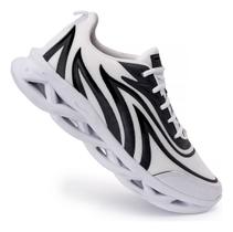 Tenis Masculino Casual Sola Trançada Confortável Macio Para Caminhada Academia