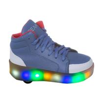 Tenis Masculino Com Rodinha E Luz Led Luzinha