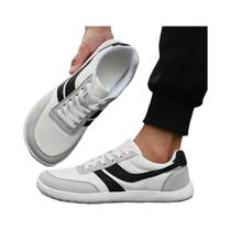 Tênis Masculino Confortável Com Bico Largo, Respirável, Em Malha, Sola Macia, Versátil E Casual