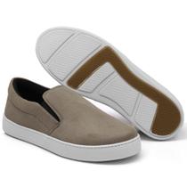 Tênis Masculino Confortável Slip Cinza - Dk Shoes