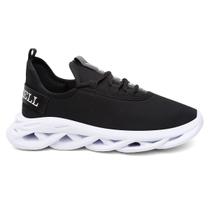 Tênis Masculino Corrida Caminhada Solado Flexível Micro Expandido Ventilação Têxtil Estilo Urbano Estabilidade Durabilidade Uso Diário