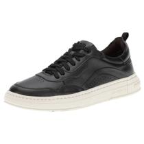 Tenis Masculino Couro Democrata Cloudy Denim Jake 240201 Tenis Masculino Couro Democrata Cloudy Denim Jake 240201