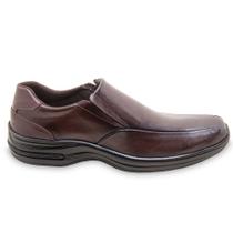 Tênis Masculino Couro Preto Resistente Calce Fácil Confortável Casual Trabalho Servente Pedreiro