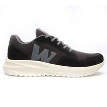 Tênis Masculino Couro WC 22 Duster Black Graphite Beige West Coast 312003