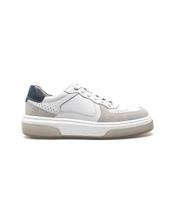 Tênis Masculino Democrata Beat Pulse Couro Branco