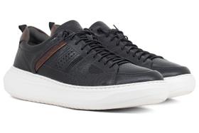 Tênis Masculino Democrata Casual Denim Joe Ultra Light Couro Confortável Tênis Masculino Democrata Casual Denim Joe Ultra Light Couro Confortável