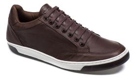 Tenis Masculino Em Couro Sapatenis Social Casual Confortavel