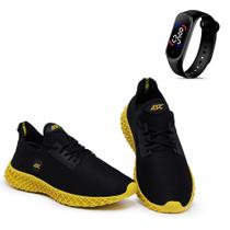 Tênis Masculino Esporte Enerzy Ascension + Relógio Digital