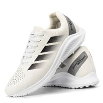 Tênis Masculino Esportivo em Nylon Leve Branco Tênis Masculino Esportivo em Nylon Leve Branco