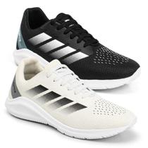 Tênis Masculino Esportivo Kit com 2 Pares Leve e Flexível Confortável Estiloso Macio