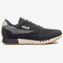 Tênis Masculino Euro Jogger Sport II Preto Bege Fila F01L00308-534