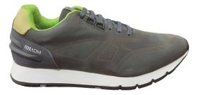 Tenis Masculino Ferracini 24h Print Jogger Em Couro Oferta