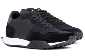 Tênis Masculino Ferracini 24h Racer Couro Camurça Sneaker Confortável