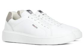 Tênis Masculino Ferracini Flip Couro Legítimo Casual Cadarço Elástico Calce Fácil