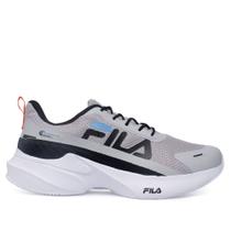 Tênis Masculino Fila Progress Lite Mesh Prata/Preto Tênis Masculino Fila Progress Lite Mesh Prata/Preto