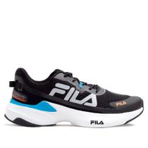 Tênis Masculino Fila Recovery Preto/azul