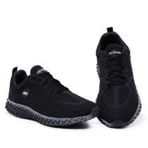 Tênis Masculino Ghost ACS Preto Esporte Caminhada Corrida Academia Leve Macio Confortável