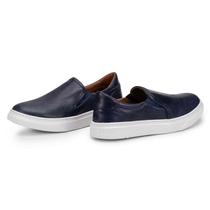 Tênis Masculino Iate Casual Slip On Sapatênis Marinho