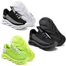 Tênis Masculino Infantil Esporte Sola Trançada Confortavel Kit 3 Peças Tênis Masculino Infantil Esporte Sola Trançada Confortavel Kit 3 Peças
