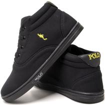 Tênis Masculino Infantil Juvenil Sapatênis Menino Cano Alto Casual Tênis Masculino Infantil Juvenil Sapatênis Menino Cano Alto Casual