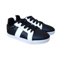 Tênis Masculino Infantil Sapatênis Casual Menino Confortável Azul Ou Preto