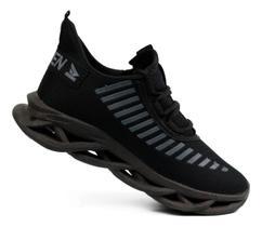 Tênis Masculino Jaguar Esportivo Moderno Corrida Treino Leve Caminhada Macio