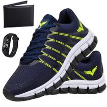 Tenis Masculino Kit Carteira + Relogio Sapato Esportivo Veloz - GP Tenis Masculino Kit Carteira + Relogio Sapato Esportivo Veloz - GP
