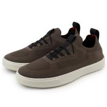 Tenis Masculino Knit Casual Esportivo em Tecido Seca Rápido Respirável