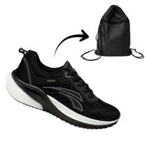 tenis masculino kolosh kit esportivo ultraleve preto Cor:PretoTamanho:40 tenis masculino kolosh kit esportivo ultraleve preto Cor:PretoTamanho:40