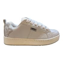 Tenis Masculino Lejon Casual Conforto Skatista Retrô 0006 Branco