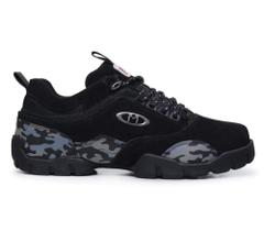 Tênis Masculino Leve Masterfeet MD Preto Camuflado