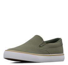 Tênis masculino Lugz Clipper Slip-On Olive White Gum 9 M Tênis masculino Lugz Clipper Slip-On Olive White Gum 9 M